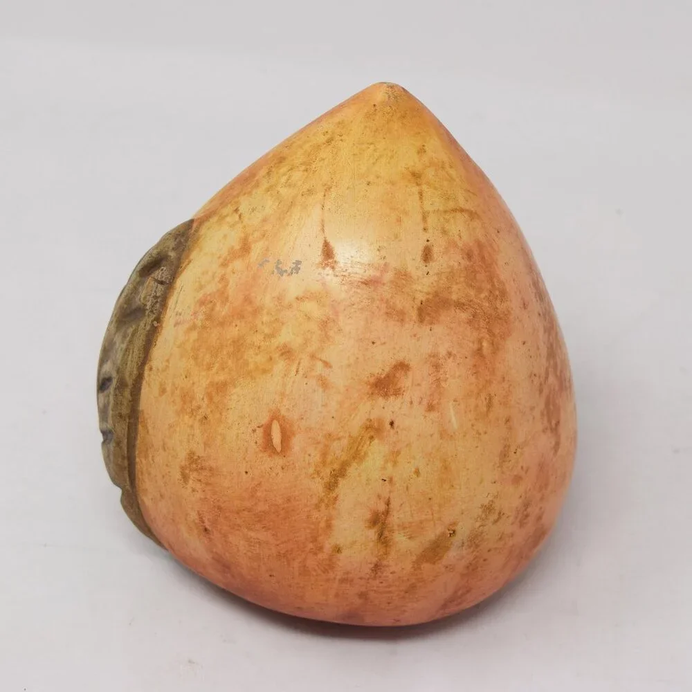 Oversized Peach Statue Fruit Decor Nature Large MCM Cottagecore Farmhouse Granny - Picture 10 of 16